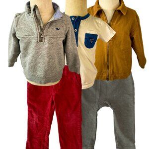 18M Boys Clothing Bundle – Vineyard Vines / Cat & Jack / Guess – 5 Items